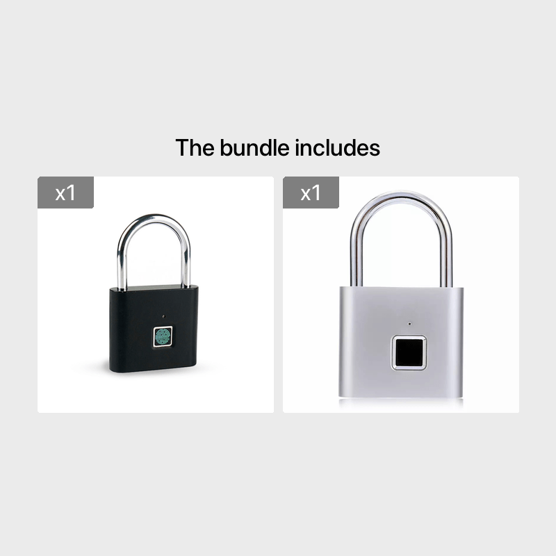 Compact Smart Fingerprint Padlock