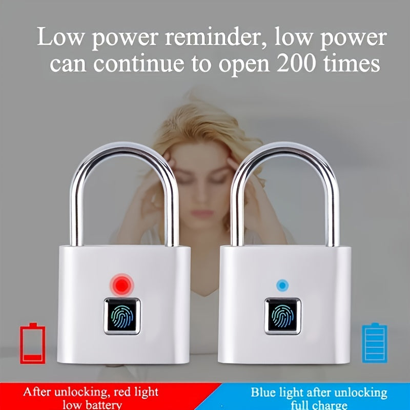 Compact Smart Fingerprint Padlock