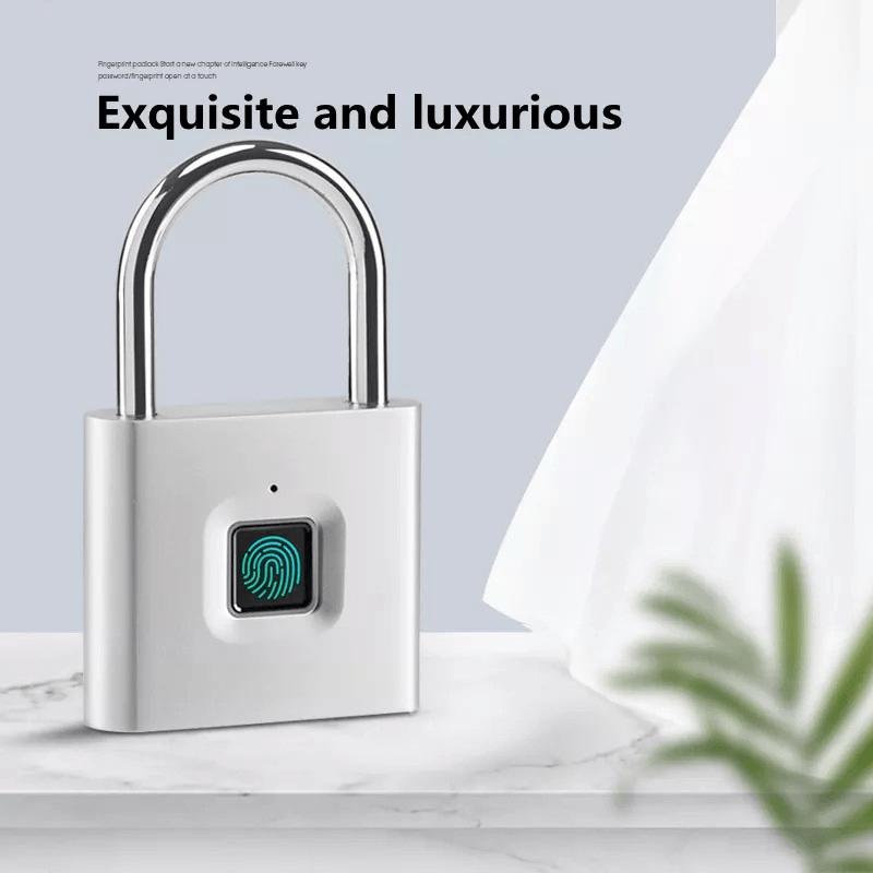 Compact Smart Fingerprint Padlock