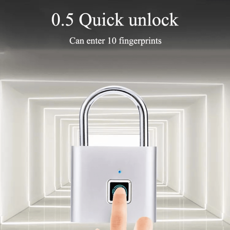 Compact Smart Fingerprint Padlock